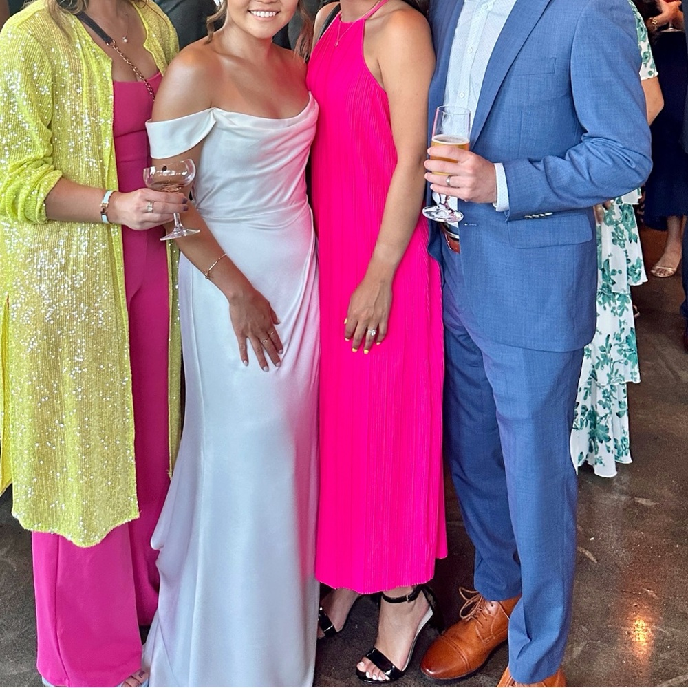 Neon Pink Maxi Dress - Picture 5 of 5